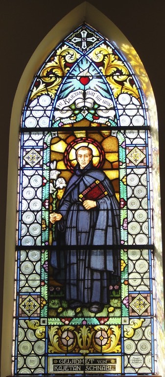 Pfarrkirche Unterlaussa / Pater Ulrich Diel OSB heiliger Kajetan