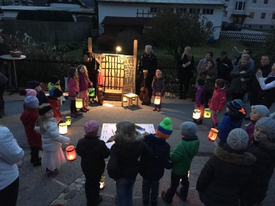 Kindergarten Altenmarkt / Pater Ulrich Diel OSB Martinfeier